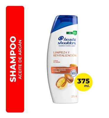 SH HEAD Y SHOULDERS LIMPIEZA Y REVITALIZACIÓN ARGAN 375ML