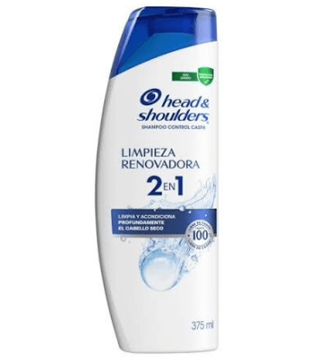 SH HEAD Y SHOULDERS  LIMPIEZA RENOVADORA 2 EN 1  375ML
