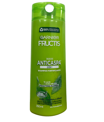 SH GARNIER FRUCTIS ANTICASPA 2 EN 1 CABELLO NORMAL A GRASO 350ML