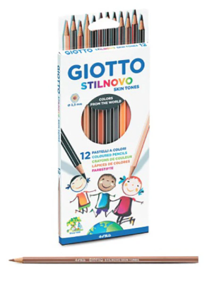 LAPIZ GIOTTO STILNOVO COLORES PIEL SKIN TONES 12
