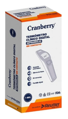 TERMÓMETRO CLÍNICO DIGITAL GRANBRERRY INFRARROJO SIN CONTACTO