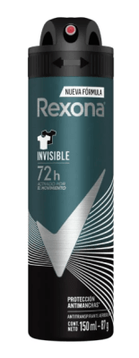 DESODORANTE SPRAY REXONA MEN INVISIBLE 72H 150ML