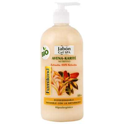 JABON AVENA KARITE FAMILAND 500 CC