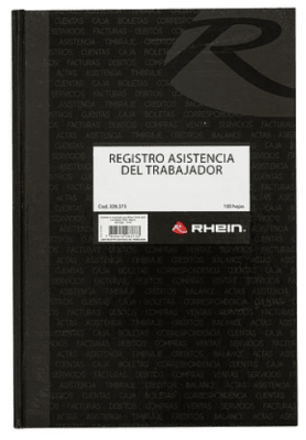 LIBRO DE ASISTENCIA 100 HOJAS RHEIN