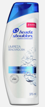 SHAMPOO HEAD Y SHOULDERS 375ML LIMPIEZA RENOVADORA