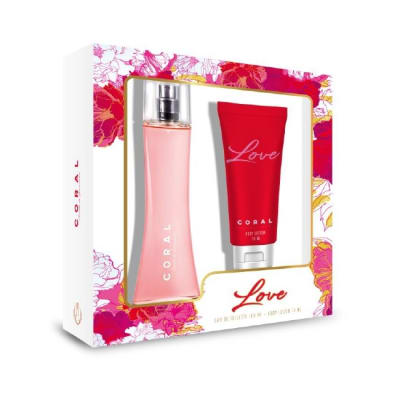 SET CORAL LOVE FRAGANCIA 100ML + LOCION CORPORAL 70ML