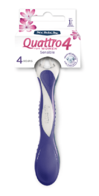 MAQUINA DE AFEITAR SCHICK QUATTRO WOMAN SENSIBLE
