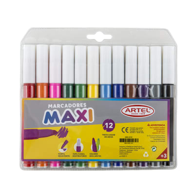 Marcador Artel Maxi 12 unidades