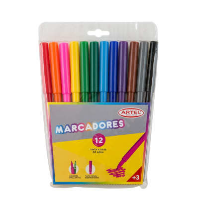MARCADORES ARTEL 12 COLORES