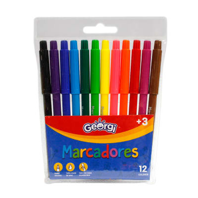 Marcadores georgi 12 unidades
