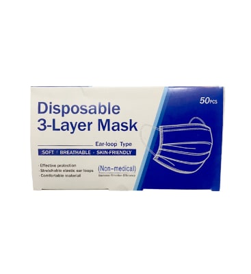 MASCARILLA 3 PLIEGUES CELESTE 50 PCS