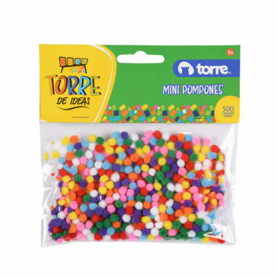 SET MINI POMPONES TORRE