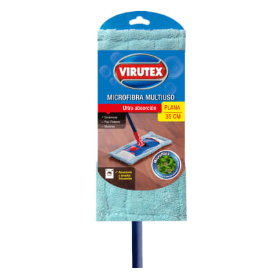 MOPA MICROFIBRA MULTIUSO VIRUTEX ULTRA ABSORCIÓN PLANA 35 CM