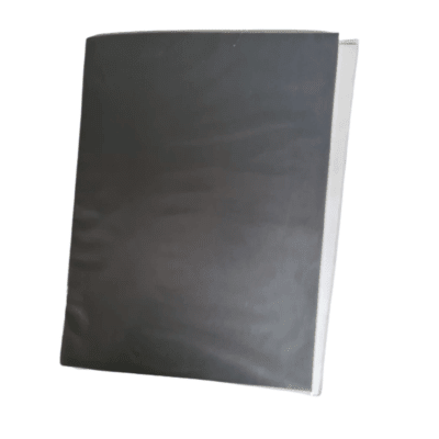 CARPETA PLASTICA CON ARCHIVADOR NEGRO