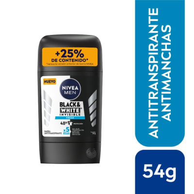 DESODORANTE BARRA MEN 54 GR BLACK & WHITE FRESH