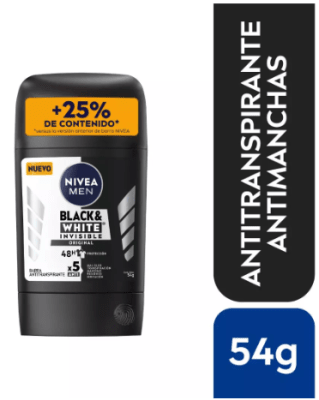 DESODORANTE BARRA MEN 54 GR BLACK & WHITE ORIGINAL