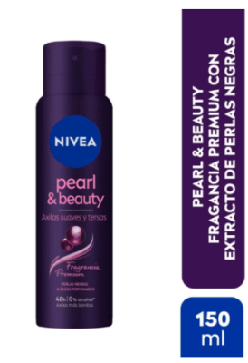 DESODORANTE SPRAY  MUJER PEARL BEAUTY 150ML NIVEA FRAGANCIA PREMIUM