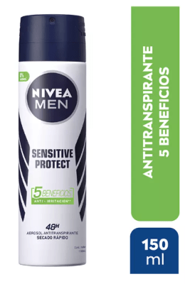 DESODORANTE SPRAY NIVEA MEN SENSITIVE PROTECT 150ML1