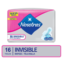 TOALLA NOSOTRAS ULTRA INVISIBLE 16 UNIDADES