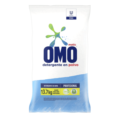 DETERGENTE EN POLVO OMO MATIC 13.7 KG