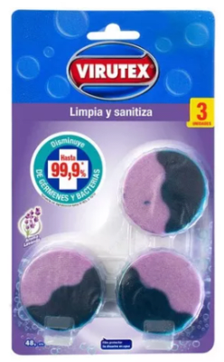 PASTILLAS SANITIZANTE DE INODORO VIRUTEX