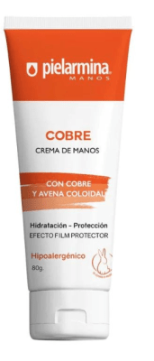 CREMA MANOS COBRE 80 GR PIELARMINA