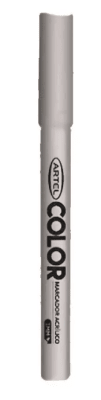 MARCADOR ACRILICO ARTEL PLATEADO 1MM