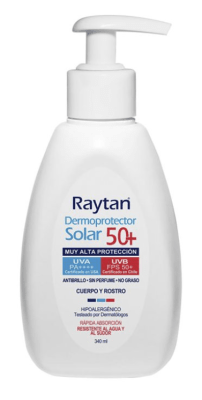 PROTECTOR SOLAR FPS 50+ RAYTAN 340 ML