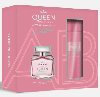 SET ANTONIO BANDERAS QUEEN OF SEDUCTION LIVELY MUSE PERFUME 80ML+ DESODORANTE SPRAY 150ML