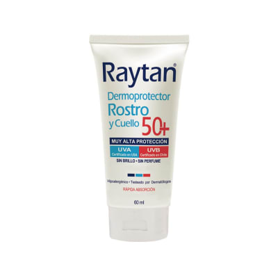 PROTECTOR SOLAR FPS 50 ROSTRO Y CUELLO 60 ML RAYTAN1