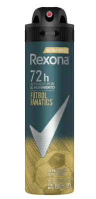 DESODORANTE SPRAY REXONA MEN FUTBOL FANATICS 150ML