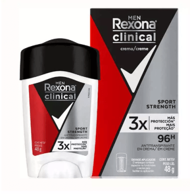 DESODORANTE BARRA REXONA CLINICAL HOMBRE 48 G SPORT STRENGTH