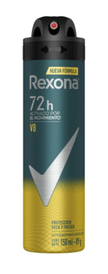 DESODORANTE SPRAY REXONA MEN V8 ANTITRANSPIRANTE 150ML