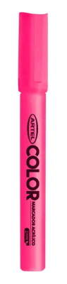 MARCADOR ACRILICO ARTEL ROJO 1MM