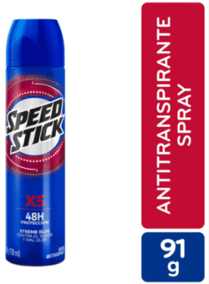 DESODORANTE SPRAY SPEED STICK 24/7 X5 150ML1