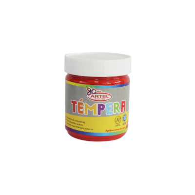 Tempera artel 100 ml Bermellón1