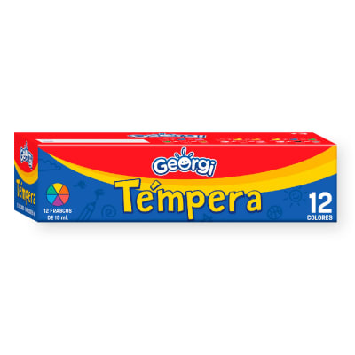 Tempera georgi 12 colores 15 ml