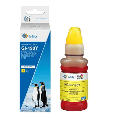 BT 70 ML YELLOW PREMIUM G&G GI-190 CANON