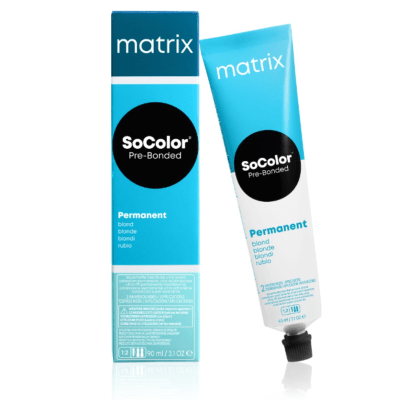TINTURA MATRIX SOCOLOR UL-A+( BASE 6-8 ULTRA BLONDE CENIZA+)90ML1