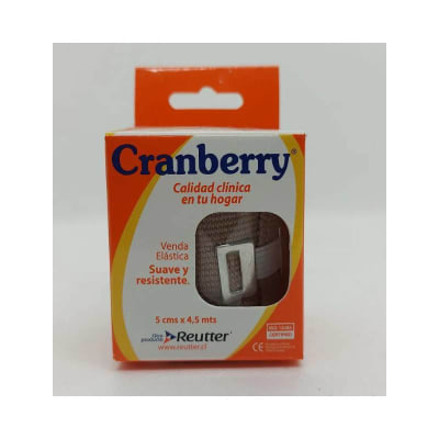 VENDA ELASTICA CRANBERRY 5CM X 4.5MT