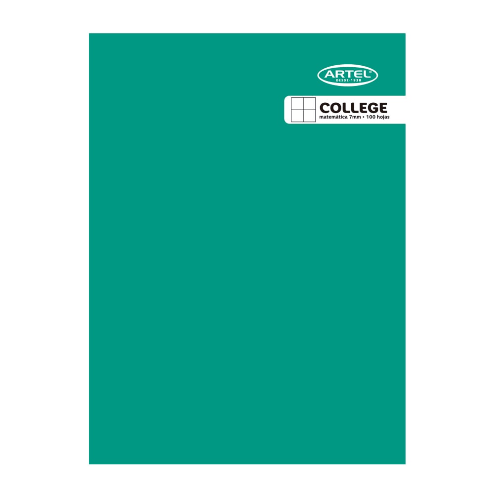 Cuaderno college artel 100 hojas 7mm4