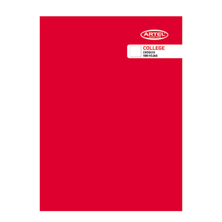 Cuaderno College Artel Croquis 100 hojas 0