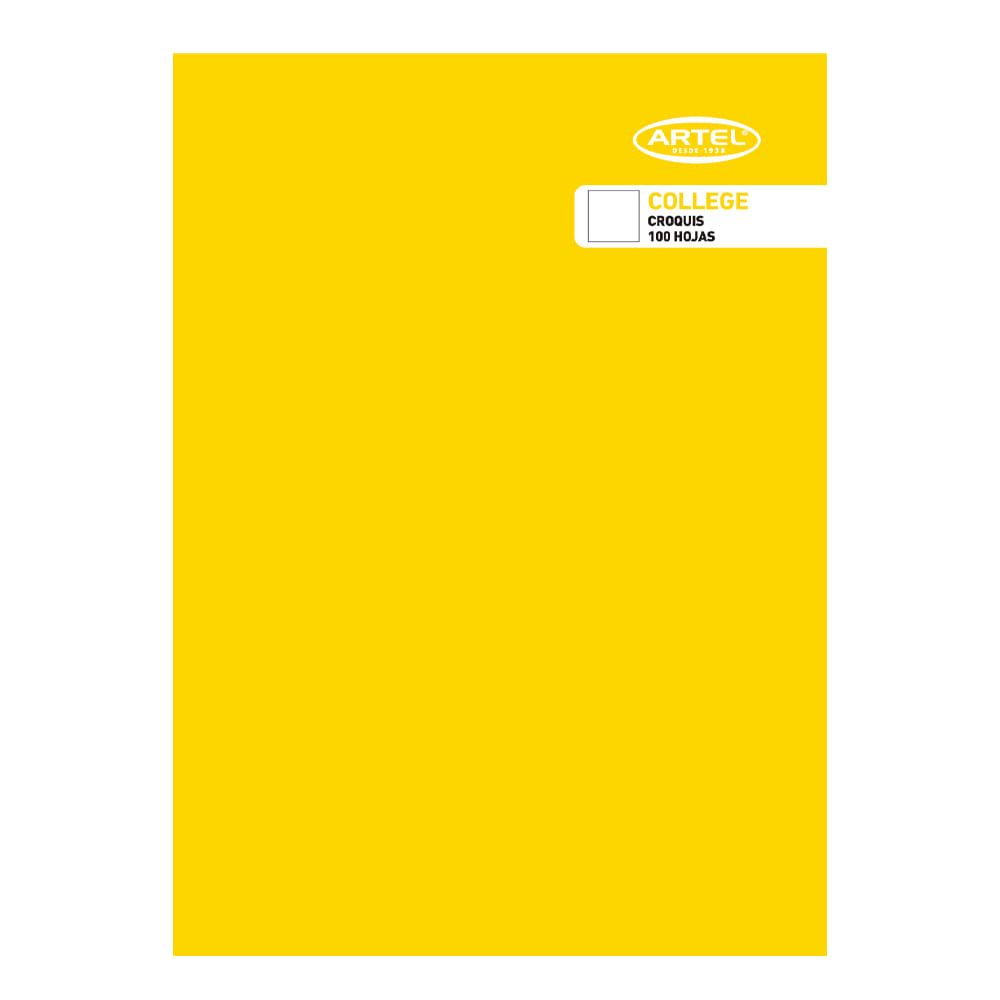 Cuaderno College Artel Croquis 100 hojas4