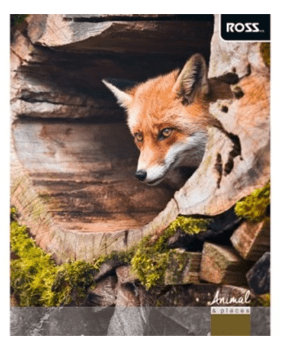 Cuaderno Universitario Ross D/espiral 100 hojas 7mm t/s Animal Places1