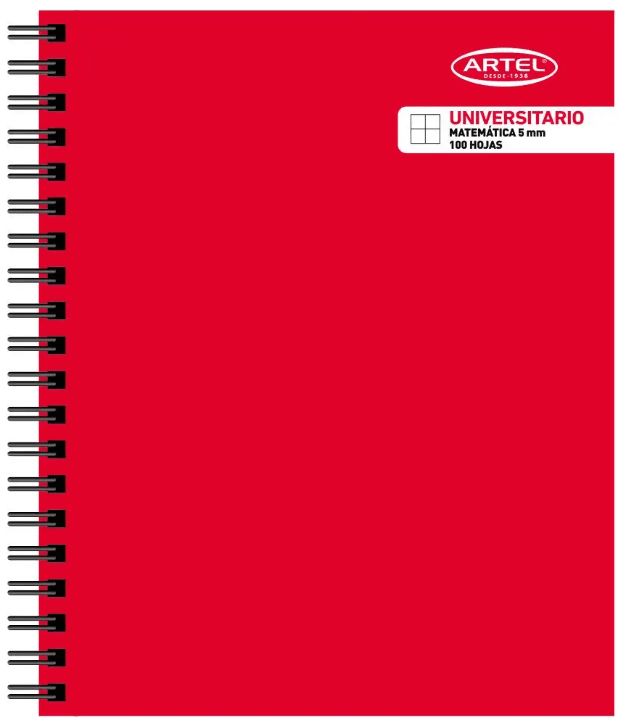 Cuaderno Universitario Artel 100 hojas 5mm liso2