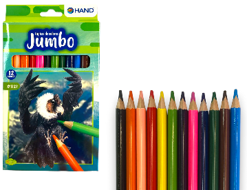 LAPICES DE COLORES HAND JUMBO TRIANGULARES 12 COLORES2