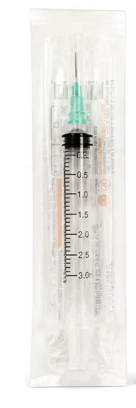 JERINGA DESECHABLE APIRÓGENA GRAMBERRY 3ML LUER LOCK CON AGUJA 21X 1 1/2  100 UNIDADES2