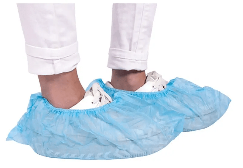 CUBRE CALZADO PLANTA  ANTIDESLIZANTE COLOR AZUL CRAMBERRY 50 PARES2