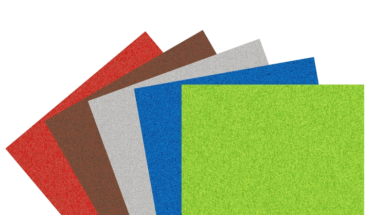 SET GOMA EVA GLITTER HOLOGÁFICA HAND 5 COLORES 20X30CM2