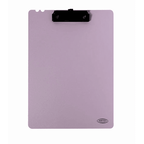 TABLA CON APRETADOR A4 ARTEL COLORES PASTEL 0